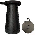 Avenoir Compact Telescopic Stool - Versatile & Portable 397lb Capacity (Black)